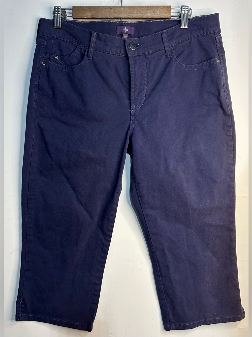 NYDJ Not Your Daughters Jeans Navy Cropped Jeans Size 10P